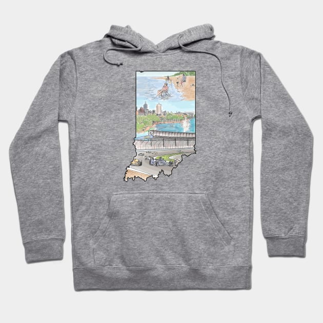 Indiana Hoodie by TwoBroads